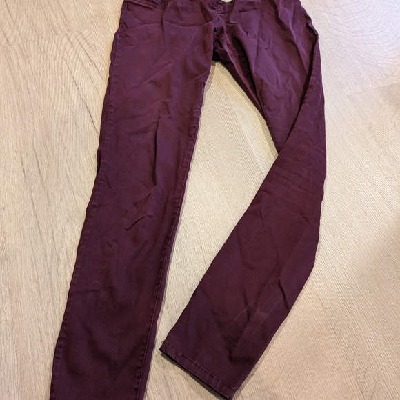 Maroon Motherhood maternity pants - Picture 3 of 3